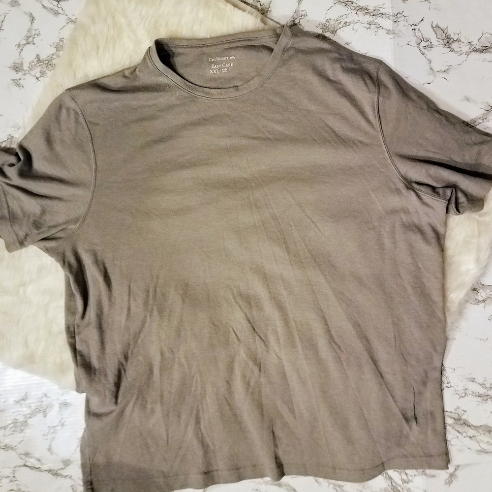 Croft and Barrow mens gray tshirt